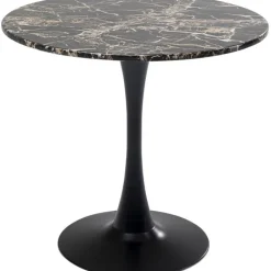 Table Schickeria marbre noir Ø80cm>KARE Design