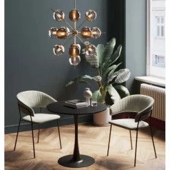 Table Schickeria noir Ø80>KARE Design Hot