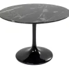 Table Solo Marble noir Ø110>KARE Design Clearance