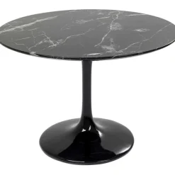 Table Solo Marble noir Ø110>KARE Design Clearance