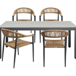 Table Sorrento gris 180x90cm><noscript><img width=