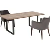 Table Symphony acier brut 180x90>KARE Design Clearance