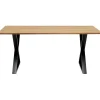 Table Symphony Chêne Cross noir 200x100cm>KARE Design New
