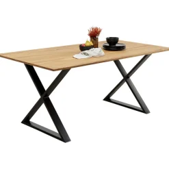 Table Symphony Chêne Cross noir 200x100cm>KARE Design New