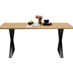 Table Symphony Chêne Cross noir 200x100cm><noscript><img width=