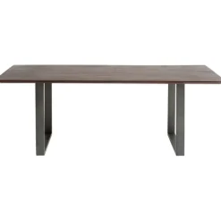 Table Symphony foncé acier brut 200x100><noscript><img width=