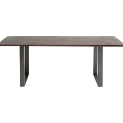 Table Symphony foncé acier brut 180x90><noscript><img width=