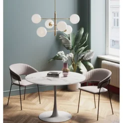 Table Veneto marbre blanc Ø110cm>KARE Design Hot