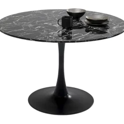 Table Veneto marbre noir Ø110cm><noscript><img width=