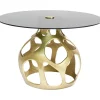 Table Volcano doré Ø120cm>KARE Design Discount