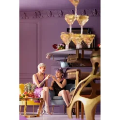 Table Volcano doré Ø120cm><noscript><img width=