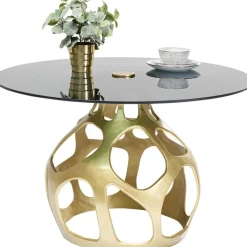 Table Volcano doré Ø120cm><noscript><img width=