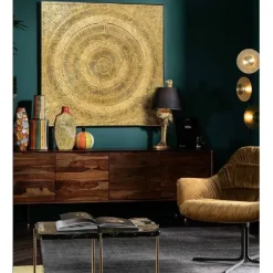 Tableau décoratif Art Circle doré 120x120>KARE Design Best
