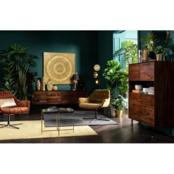Tableau décoratif Art Circle doré 120x120><noscript><img width=
