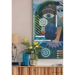 Tableau décoratif Geometric Woman 100x150cm><noscript><img width=