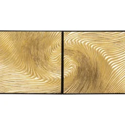 Tableau décoratif Wave doré (2/Set)><noscript><img width=
