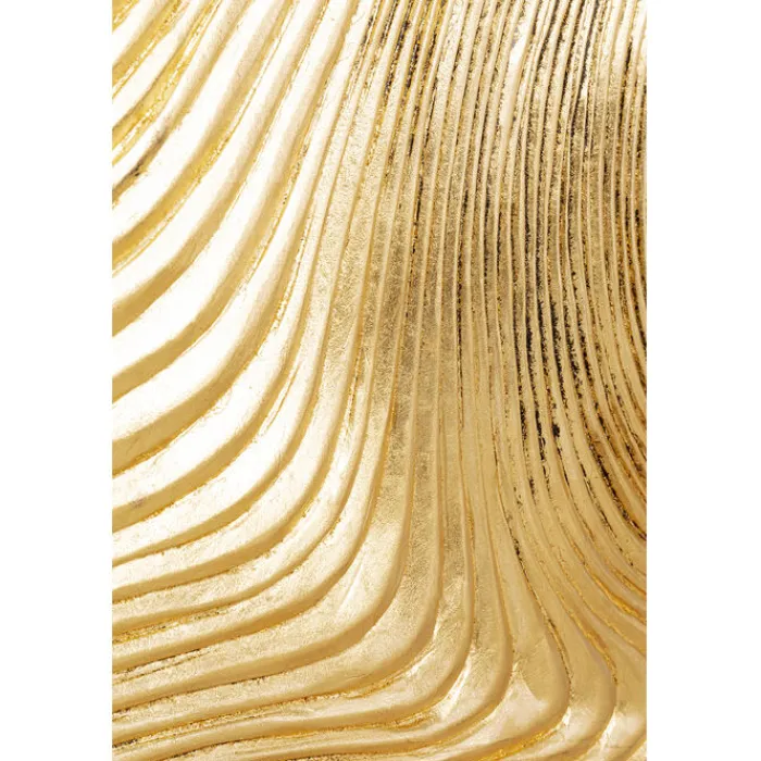 Tableau décoratif Wave doré (2/Set)>KARE Design