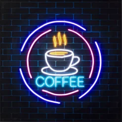 Tableau en verre Coffee LED 80x80cm>KARE Design Outlet