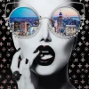Tableau en verre encadré NY View 120x120cm>KARE Design New
