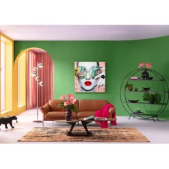 Tableau en verre encadré Times Square View 120x120>KARE Design Outlet