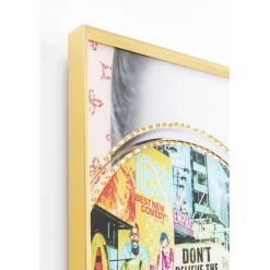 Tableau en verre encadré Times Square View 120x120><noscript><img width=