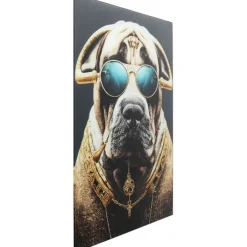 Tableau en verre Fashion Dog 60x80cm>KARE Design Online