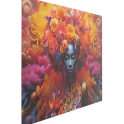 Tableau en verre Flowers Dream Women 80x120cm>KARE Design Outlet
