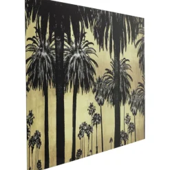 Tableau en verre Metallic Palms 180x120cm><noscript><img width=