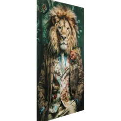 Tableau en verre Mister Lion 150x100cm><noscript><img width=