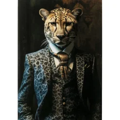 Tableau en verre Mister Leo 100x150cm>KARE Design Online