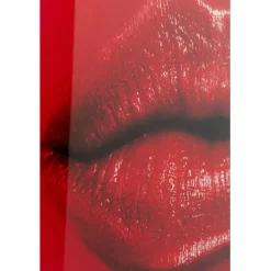 Tableau en verre Red Lips 120x80cm><noscript><img width=