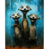 Tableau en verre Singing Meerkats 60x80cm>KARE Design New