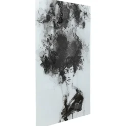 Tableau en verre Smokey Hair 100x150cm><noscript><img width=