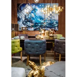 Tableau en verre Triptychon Wave (3/Set)><noscript><img width=