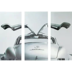 Tableau en verre Triptychon Oldtimer Back 240x160c>KARE Design Clearance