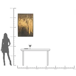 Tableau encadré Abstract noir 80x120cm><noscript><img width=