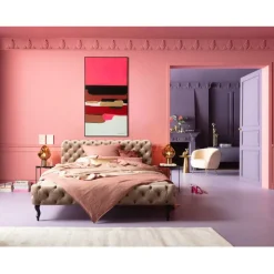 Tableau encadré Abstract Shapes fuchsia 73x143cm>KARE Design