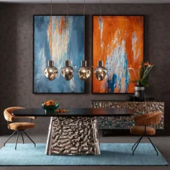 Tableau encadré Artistas orange 120x180cm>KARE Design Sale