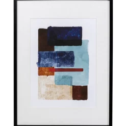 Tableau encadré Box Back bleu 60x80cm>KARE Design Best