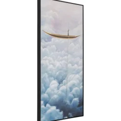 Tableau encadré Cloud Boat 60x120cm><noscript><img width=