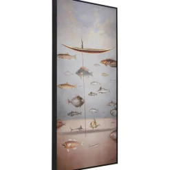 Tableau encadré Cloud Fisherman Boat 60x120cm>KARE Design Hot