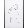 Tableau encadré Drawing Lady 63x93cm>KARE Design Clearance