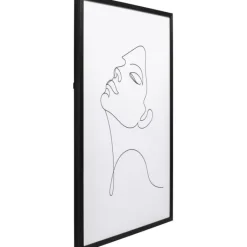 Tableau encadré Drawing Lady 63x93cm>KARE Design Clearance