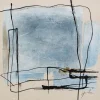 Tableau encadré Dust bleu 100x100cm>KARE Design Hot