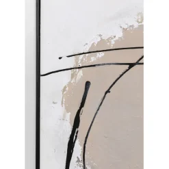 Tableau encadré Dust gris 100x100cm><noscript><img width=