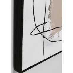 Tableau encadré Dust gris 100x100cm><noscript><img width=