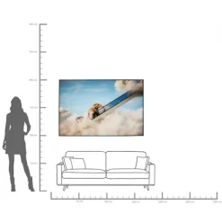 Tableau encadré Elephant In The Sky 150x100cm><noscript><img width=