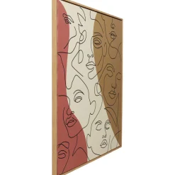 Tableau encadré Faccia Arte Tri Colore 90x120cm><noscript><img width=