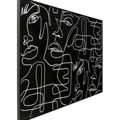 Tableau encadré Faccia Arte Drawing 150x100cm><noscript><img width=
