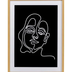Tableau encadré Faccia Arte Woman 60x80cm>KARE Design